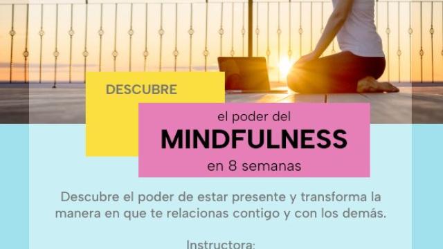 Cartel taller Descubre el poder del Mindfulness en 8 semanas