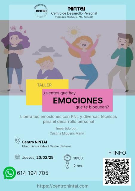 Cartel Taller Libera Emociones